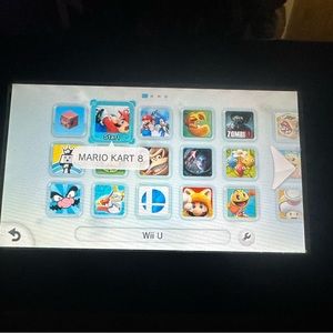 Nintendo Wii U 32GB Bundle with 256GB USB Storage, Games, Gamepad, and Cables